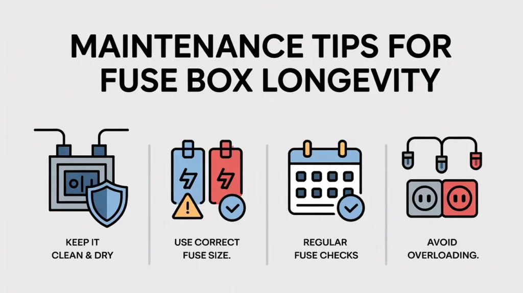 maintenance-tips-for-fuse-box-longevity-keep-it-clean-and-dry-use-correct-fuse-size-and-avoid-overloading